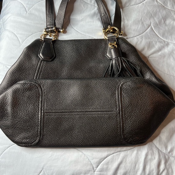 Michael Kors black pebble textured bag with gold accents. NWOT - Picture 10 of 10